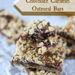 Chocolate Caramel Oatmeal Bars | ChezCateyLou.com