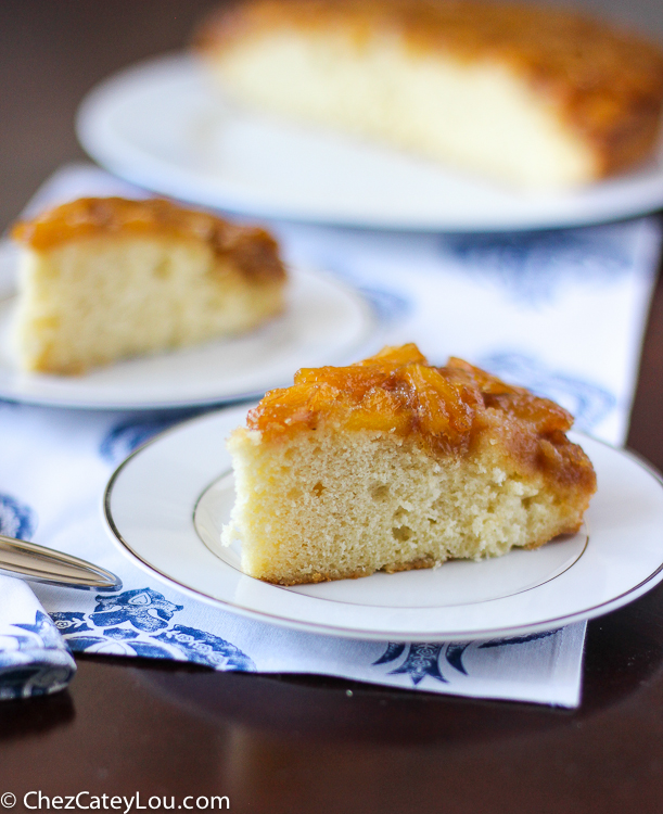 Pineapple Upside-Down Cake - Chez CateyLou