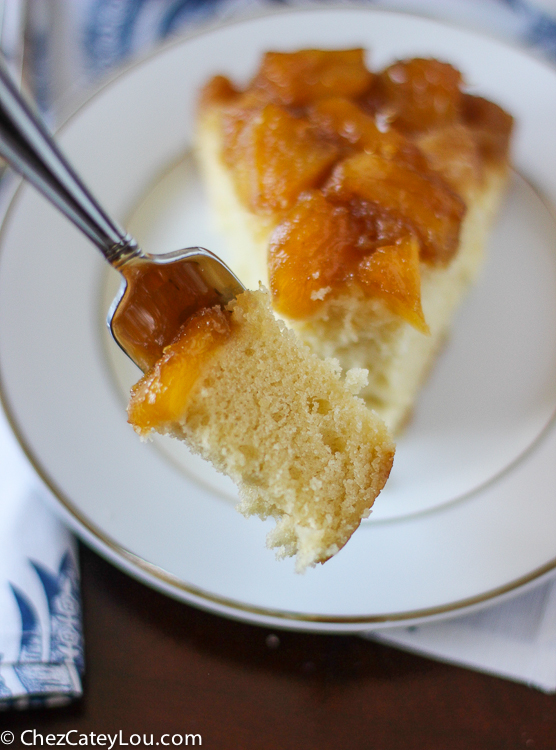 Pineapple Upside-Down Cake - Chez CateyLou