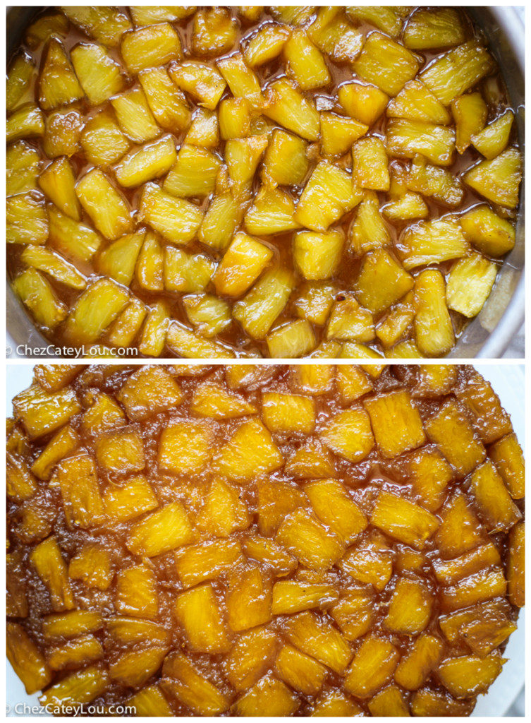 Pineapple Upside-Down Cake - Chez CateyLou