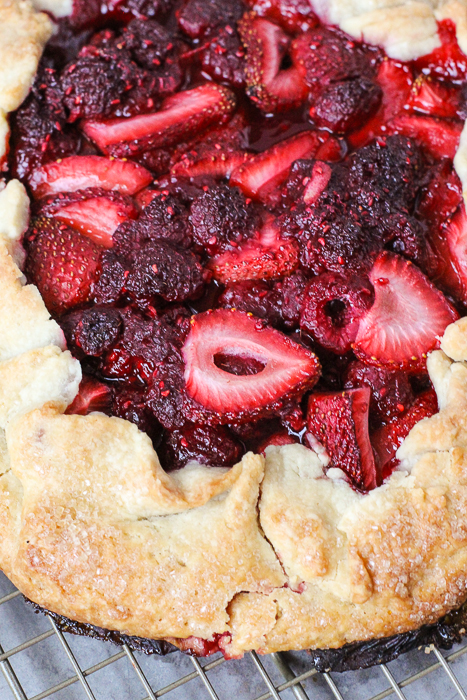 Mixed Berry Galette | ChezCateyLou.com