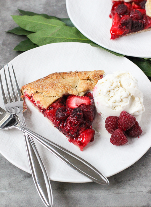 Mixed Berry Galette - Chez CateyLou