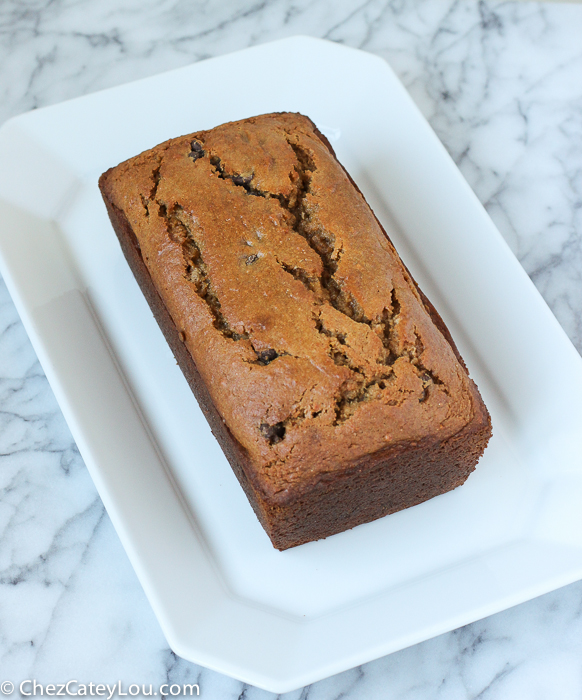 Chocolate Chip Sweet Potato Bread | ChezCateyLou.com